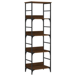 vidaXL Bookshelf Brown Oak 50x33x153 cm Engineered Wood