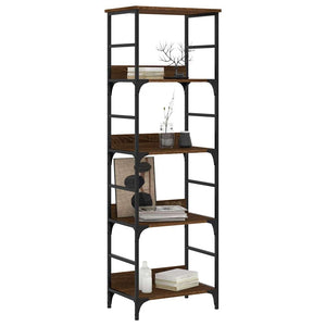 vidaXL Bookshelf Brown Oak 50x33x153 cm Engineered Wood