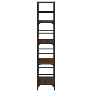 vidaXL Bookshelf Brown Oak 50x33x153 cm Engineered Wood