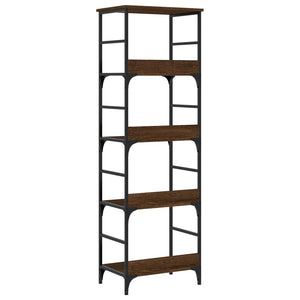 vidaXL Bookshelf Brown Oak 50x33x153 cm Engineered Wood