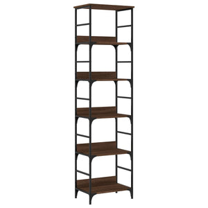 vidaXL Bookshelf Brown Oak 50x33x188.5 cm Engineered Wood