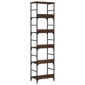 vidaXL Bookshelf Brown Oak 50x33x188.5 cm Engineered Wood