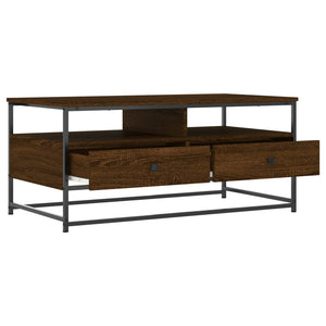 vidaXL Coffee Table Brown Oak 100x51x45 cm Engineered Wood