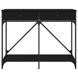 vidaXL Console Table Black 100x39x78.5 cm Engineered Wood