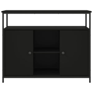 vidaXL Sideboard Black 100x35x80 cm Engineered Wood