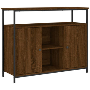 vidaXL Sideboard Brown Oak 100x35x80 cm Engineered Wood