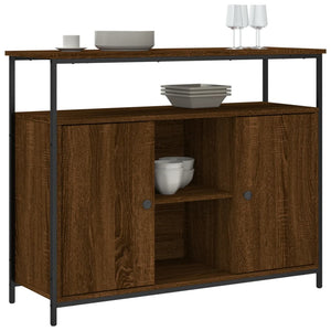 vidaXL Sideboard Brown Oak 100x35x80 cm Engineered Wood