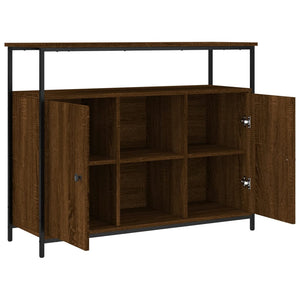 vidaXL Sideboard Brown Oak 100x35x80 cm Engineered Wood