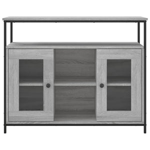 vidaXL Sideboard Grey Sonoma 100x35x80 cm Engineered Wood