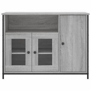 vidaXL Sideboard Grey Sonoma 100x35x75 cm Engineered Wood