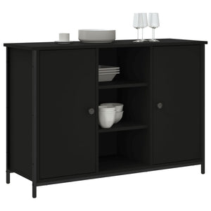 vidaXL Sideboard Black 100x35x70 cm Engineered Wood