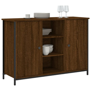 vidaXL Sideboard Brown Oak 100x35x70 cm Engineered Wood