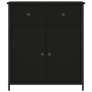 vidaXL Sideboard Black 70x30x80 cm Engineered Wood