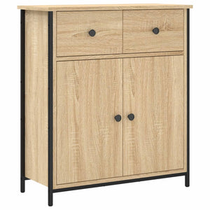 vidaXL Sideboard Sonoma Oak 70x30x80 cm Engineered Wood