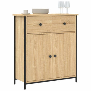 vidaXL Sideboard Sonoma Oak 70x30x80 cm Engineered Wood