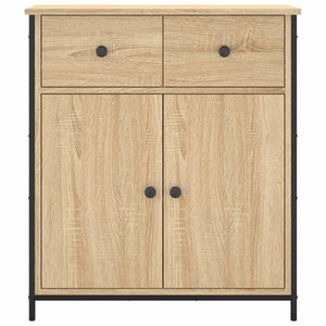 vidaXL Sideboard Sonoma Oak 70x30x80 cm Engineered Wood