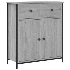 vidaXL Sideboard Grey Sonoma 70x30x80 cm Engineered Wood