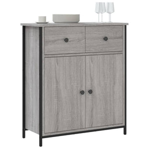 vidaXL Sideboard Grey Sonoma 70x30x80 cm Engineered Wood