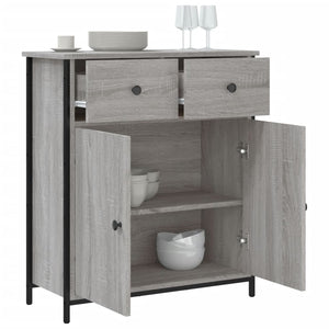 vidaXL Sideboard Grey Sonoma 70x30x80 cm Engineered Wood