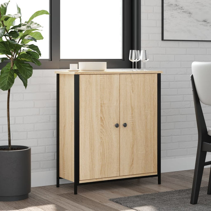 vidaXL Sideboard Sonoma Oak 70x30x80 cm Engineered Wood