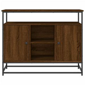 vidaXL Sideboard Brown Oak 100x35x80 cm Engineered Wood