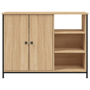 vidaXL Sideboard Sonoma Oak 100x33x75 cm Engineered Wood