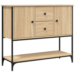 vidaXL Sideboard Sonoma Oak 100x36x85 cm Engineered Wood