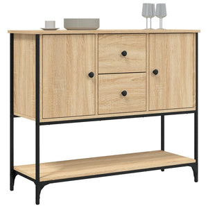 vidaXL Sideboard Sonoma Oak 100x36x85 cm Engineered Wood