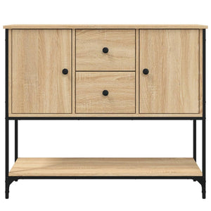 vidaXL Sideboard Sonoma Oak 100x36x85 cm Engineered Wood