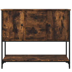 vidaXL Sideboard Smoked Oak 100x36x85 cm Engineered Wood