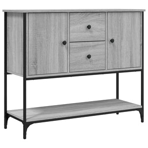 vidaXL Sideboard Grey Sonoma 100x36x85 cm Engineered Wood