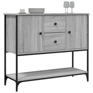 vidaXL Sideboard Grey Sonoma 100x36x85 cm Engineered Wood