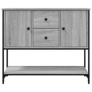 vidaXL Sideboard Grey Sonoma 100x36x85 cm Engineered Wood