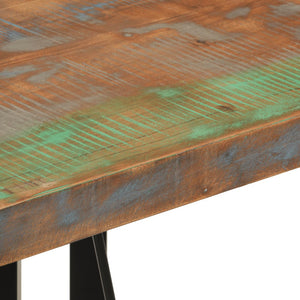 vidaXL Bar Table 55x55x107 cm Solid Wood Reclaimed and Iron