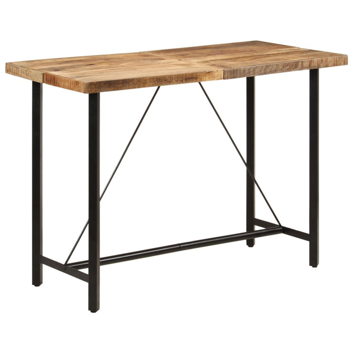 vidaXL Bar Table 150x70x107 cm Solid Wood Mango and Iron