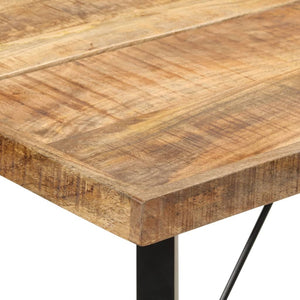 vidaXL Bar Table 150x70x107 cm Solid Wood Mango and Iron