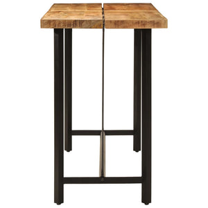 vidaXL Bar Table 180x70x107 cm Solid Wood Mango and Iron