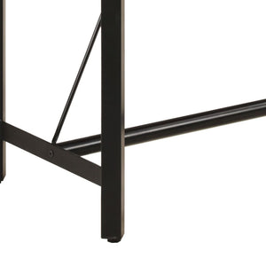 vidaXL Bar Table 180x70x107 cm Solid Wood Mango and Iron