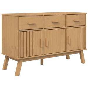 vidaXL Sideboard OLDEN Brown 114x43x73.5 cm Solid Wood Pine