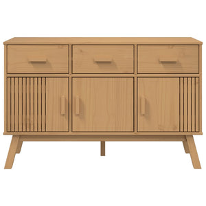 vidaXL Sideboard OLDEN Brown 114x43x73.5 cm Solid Wood Pine