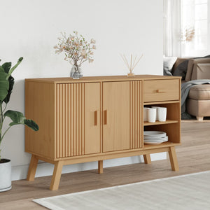 vidaXL Sideboard OLDEN Brown 114x43x73.5 cm Solid Wood Pine