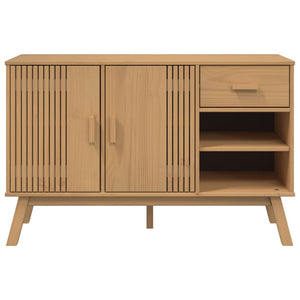 vidaXL Sideboard OLDEN Brown 114x43x73.5 cm Solid Wood Pine