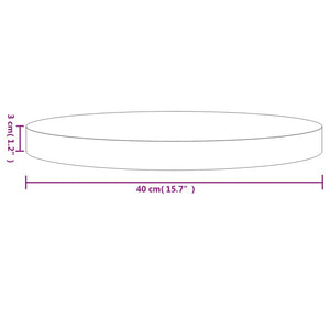 vidaXL Table Top Round Ø40x3 cm Solid Wood Pine