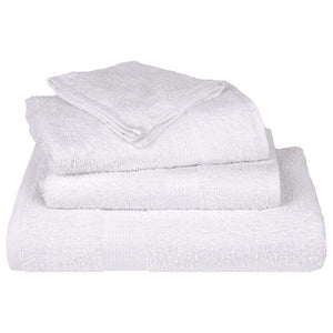 vidaXL Washcloths 2 pcs White 15x21 cm 360 gsm 100% Cotton