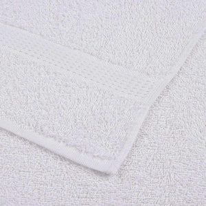 vidaXL Washcloths 2 pcs White 15x21 cm 360 gsm 100% Cotton