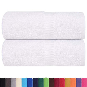 vidaXL Washcloths 4 pcs White 15x21 cm 360 gsm 100% Cotton