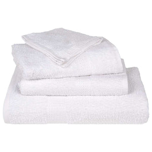 vidaXL Washcloths 4 pcs White 15x21 cm 360 gsm 100% Cotton