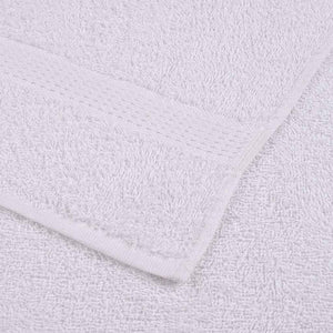 vidaXL Washcloths 4 pcs White 15x21 cm 360 gsm 100% Cotton