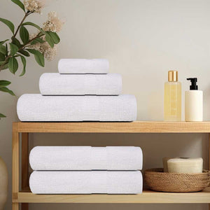 vidaXL Soap Towels 2 pcs White 30x30 cm 360 gsm 100% Cotton