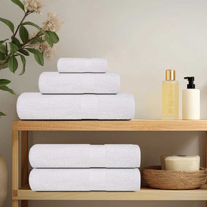 vidaXL Guest Towels 2 pcs White 30x50 cm 360 gsm 100% Cotton